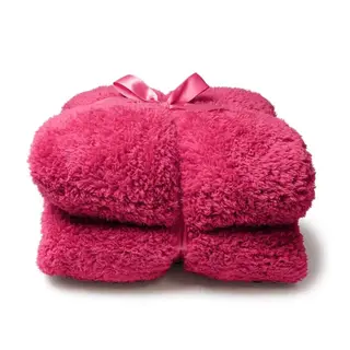 Plaid Teddy 150x200cm fuchsia