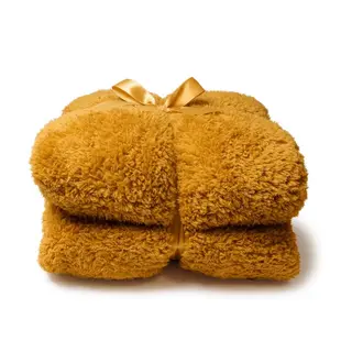 Plaid Teddy 150x200cm glowy yellow