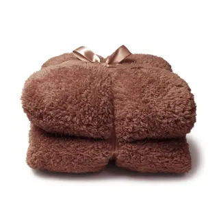 Plaid Teddy 150x200cm - Unique Living - Marsala