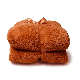 Plaid Teddy 150x200cm orange flame