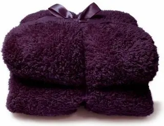 Plaid Teddy 150x200cm - Unique Living - Paars