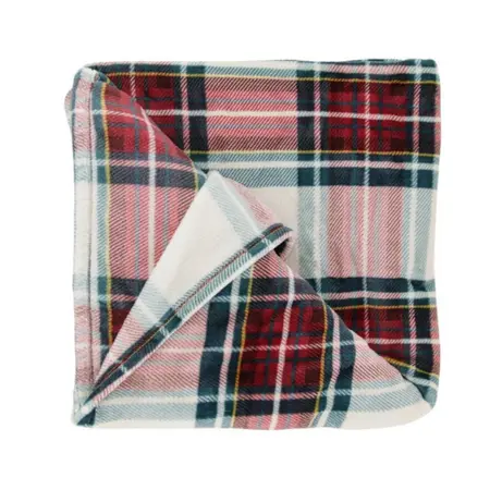 Plaid Torsten 200x150cm Geruit Creme