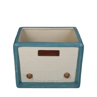 Plantenbak Retro Radio