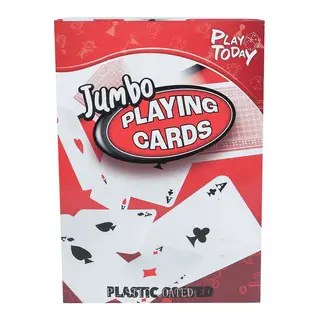 Play Today Jumbo Speelkaarten Extra Groot 17cm - afbeelding 1