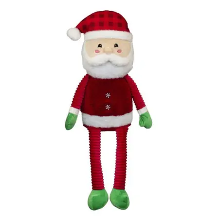 Pluche Santa met lange benen 65 cm