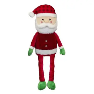 Pluche Santa met lange benen 65 cm