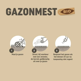 Pokon Bio Gazonmest voor 75m2 - afbeelding 3