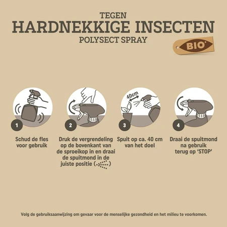 Pokon Bio Tegen Hardnekkige Insecten Polysect Spray 800ml - afbeelding 3