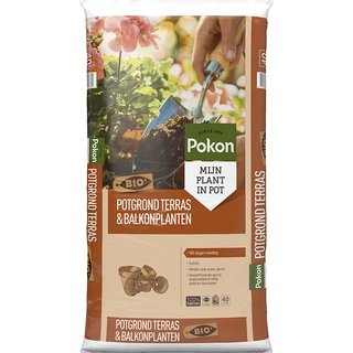 Pokon Bio Terras & Balkon Planten Potgrond 40L