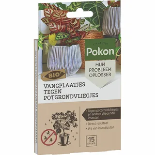 Pokon Bio Vangplaatjes tegen Potgrondvliegjes 15stuks - afbeelding 1