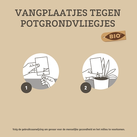 Pokon Bio Vangplaatjes tegen Rouwvliegjes 15stuks - afbeelding 4