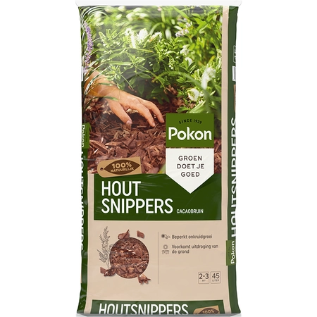 Pokon Houtsnippers Cacaobruin 45L - afbeelding 1