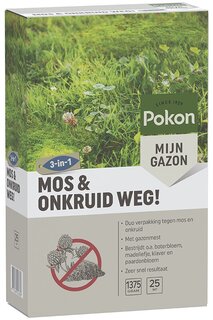 Pokon Mos & Onkruid Weg! voor 25m2