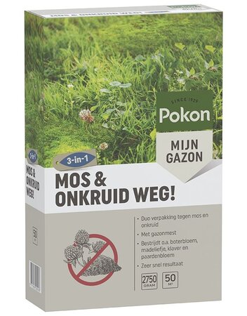 Pokon Mos & Onkruid Weg! voor 50m2