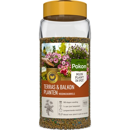 Pokon Terras & Balkon Planten Voedingskorrels 1800gr