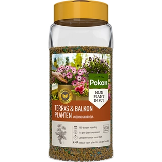 Pokon Terras & Balkon Planten Voedingskorrels 1800gr