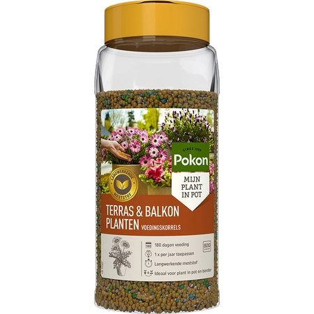 Pokon Terras & Balkon Planten Voedingskorrels 800g - afbeelding 1