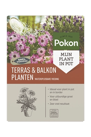 Pokon Terras & Balkon Planten Wateroplosbare Voeding 500gr - afbeelding 1
