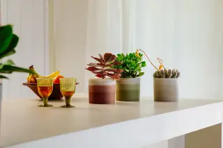 Pot Colour Gradient Rond - D14cm - Bamboegroen - afbeelding 7