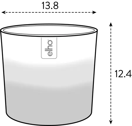 Pot Colour Gradient Rond - D14cm - Bamboegroen - afbeelding 2