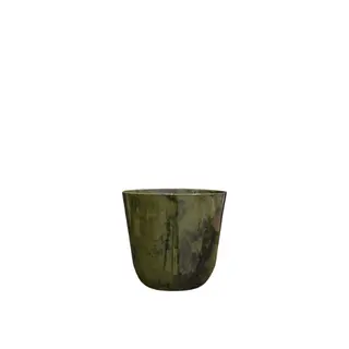 Pot Palermo D13h12cm Marble Green - afbeelding 1