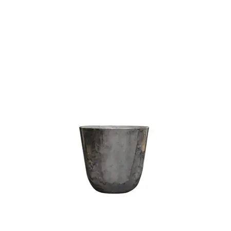 Pot Palermo D13h12cm Marble Grey - afbeelding 1