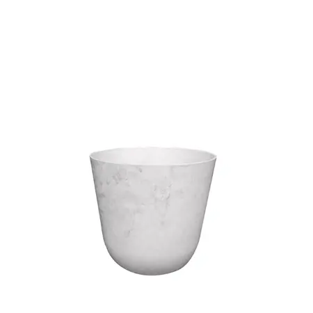 Pot Palermo D17h15cm Marble Cloud - afbeelding 1