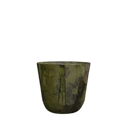 Pot Palermo D17h15cm Marble Green - afbeelding 1