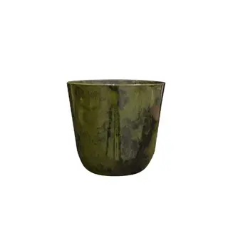 Pot Palermo D19h17cm Marble Green - afbeelding 1