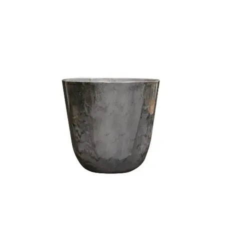 Pot Palermo D19h17cm Marble Grey - afbeelding 1
