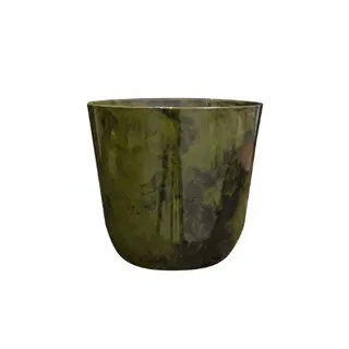 Pot Palermo D21h19cm Marble Green - afbeelding 1