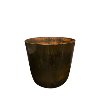 Pot Palermo D23h22cm Marble Brown - afbeelding 1