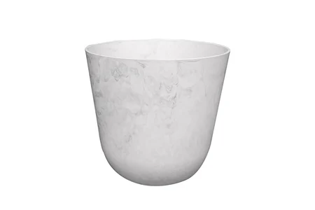 Pot Palermo D23h22cm Marble Cloud