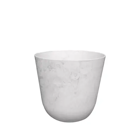 Pot Palermo D23h22cm Marble Cloud - afbeelding 1