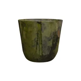Pot Palermo D23h22cm Marble Green - afbeelding 1