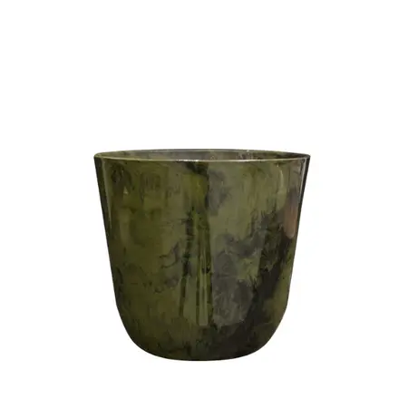 Pot Palermo D23h22cm Marble Green - afbeelding 1