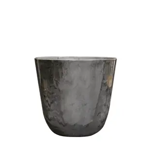 Pot Palermo D23h22cm Marble Grey
