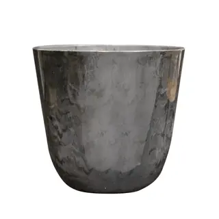 Pot Palermo D30h28cm Marble Grey