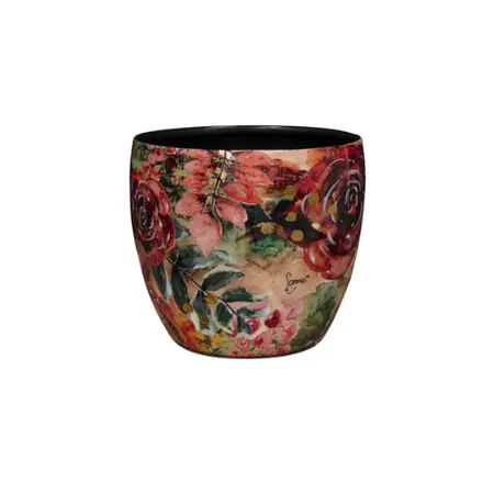 Pot Rose Rouge D17h15cm - afbeelding 1