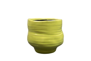 Pot Veerle Lime D15h13cm - afbeelding 1