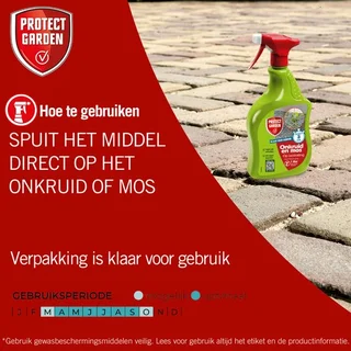 Protect Garden Flitser Express Spray - tegen Onkruid en Mos - 1L - afbeelding 6
