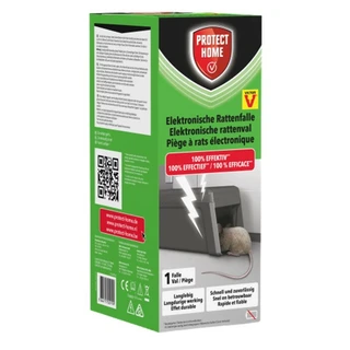 Elektrische rattenval op batterijen