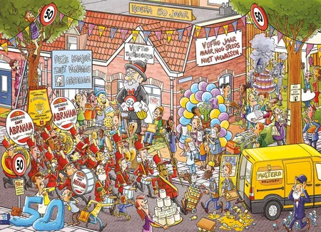 Puzzel Hoera! Ik Zie Abraham - 1000 stukjes - afbeelding 2