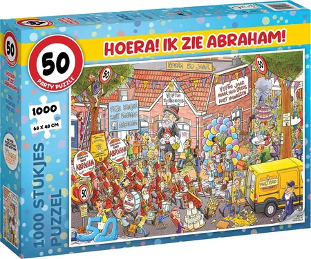 Puzzel Hoera! Ik Zie Abraham - 1000 stukjes - afbeelding 1