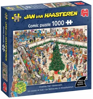 Puzzel Jan van Haasteren - Christmas Mall - 1000 stukjes
