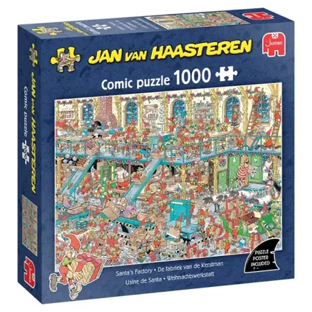 Puzzel Jan van Haasteren - Santas Factory - 1000 stukjes