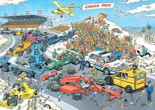 Puzzel Jan van Haasteren - Zandvoort - 1000 stukjes - afbeelding 2