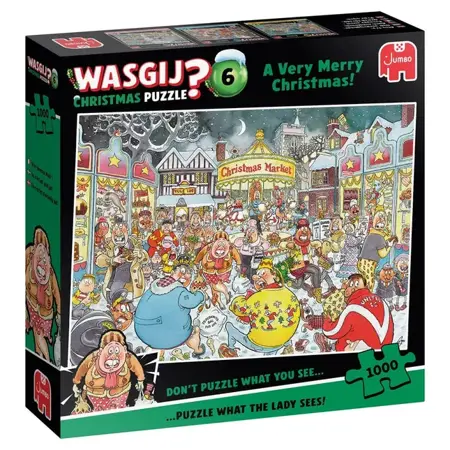 Puzzel Wasgij Christmas 6 - A Very Merry Christmas - 1000 stukjes