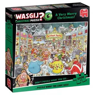 Puzzel Wasgij Christmas 6 - A Very Merry Christmas - 1000 stukjes