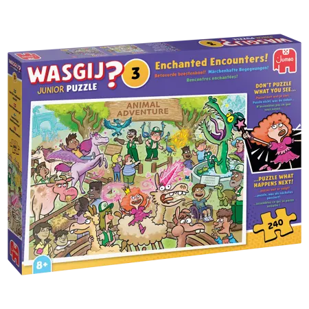 Puzzel Wasgij Junior 3 Betoverde Beestenboel - 240 stukjes - afbeelding 1